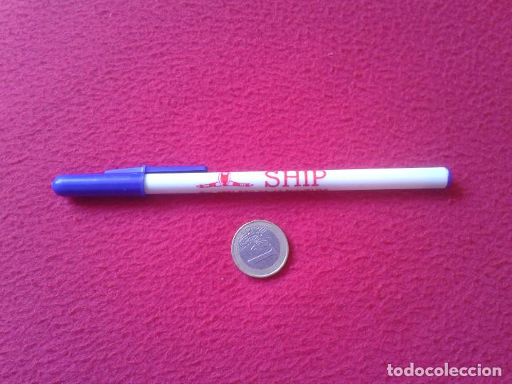 Bol&iacute;grafos antiguos: ANTIGUO BOLIGRAFO BOLI PUBLICIDAD PUBLICITARIO EDULCORANTE SHIP NOVELDA ALICANTE.IDEAL COLECCION VER