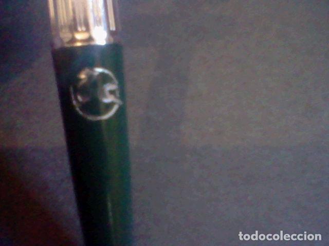 Bol&iacute;grafos antiguos: boligrafo inoxcrom Spain antiguo con logotipo Pegaso Camiones funcionando