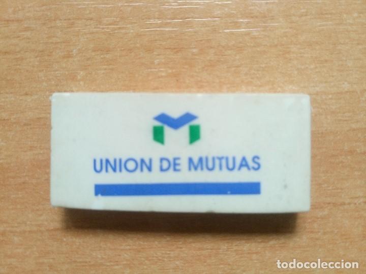 Bol&iacute;grafos antiguos: goma de borrar union de mutuas