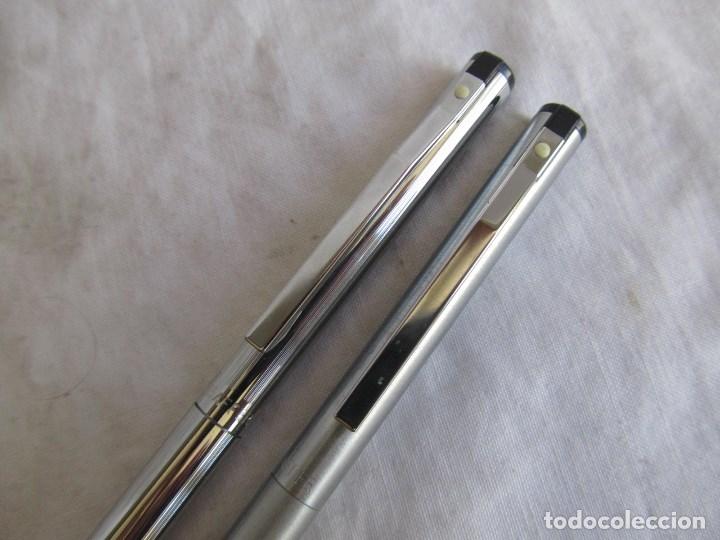 Bol&iacute;grafos antiguos: 2 bol&iacute;grafos Sheaffer con tinta - Foto 3
