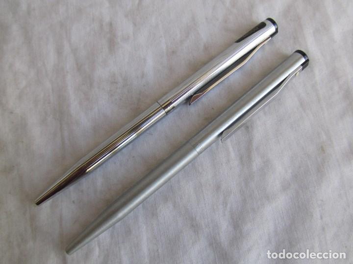 Bol&iacute;grafos antiguos: 2 bol&iacute;grafos Sheaffer con tinta - Foto 8