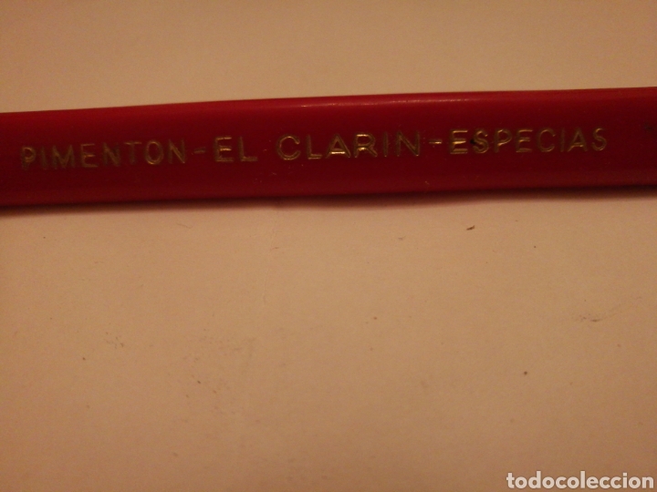 Bol&iacute;grafos antiguos: Boligrafo Pimenton Clar&iacute;n - Foto 1