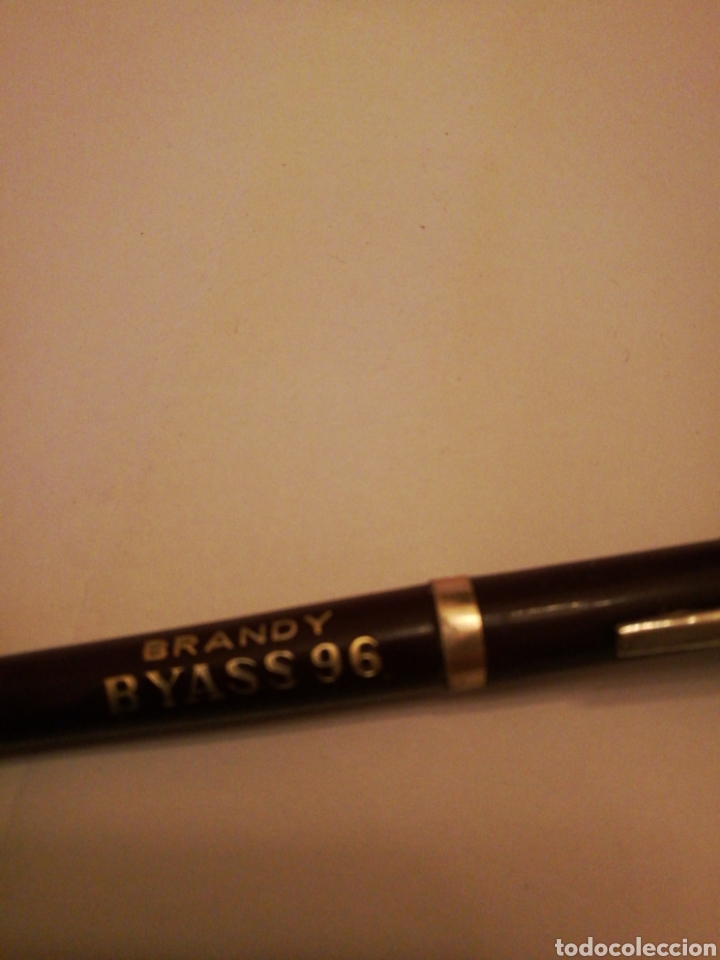 Bol&iacute;grafos antiguos: Boligrafo Brandy Byass 96 - Foto 1