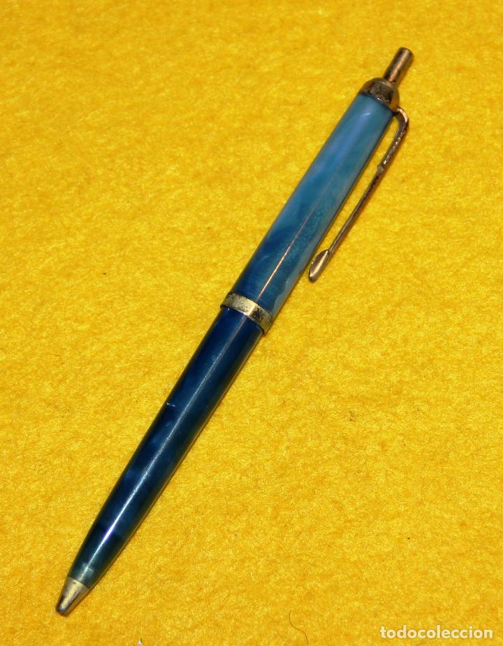 Bol&iacute;grafos antiguos: ANTIGUO BOLIGRAFO SEIMAN DE CELULOIDE - Foto 3