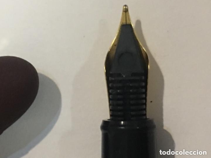 Bol&iacute;grafos antiguos: PLUMA RARA  MICRO ARTES MARRON - Foto 4