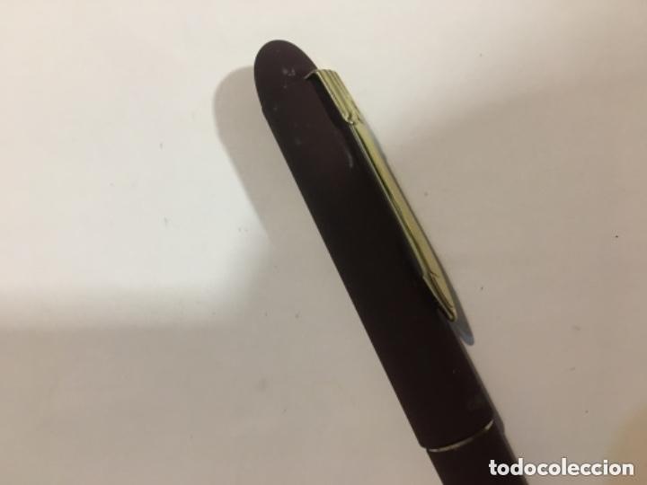 Bol&iacute;grafos antiguos: PLUMA RARA  MICRO ARTES MARRON - Foto 7