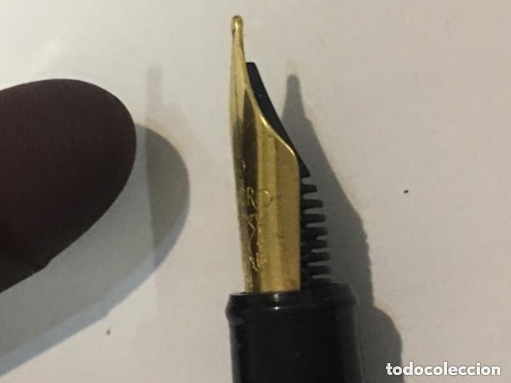 Bol&iacute;grafos antiguos: PLUMA RARA  MICRO ARTES MARRON - Foto 8