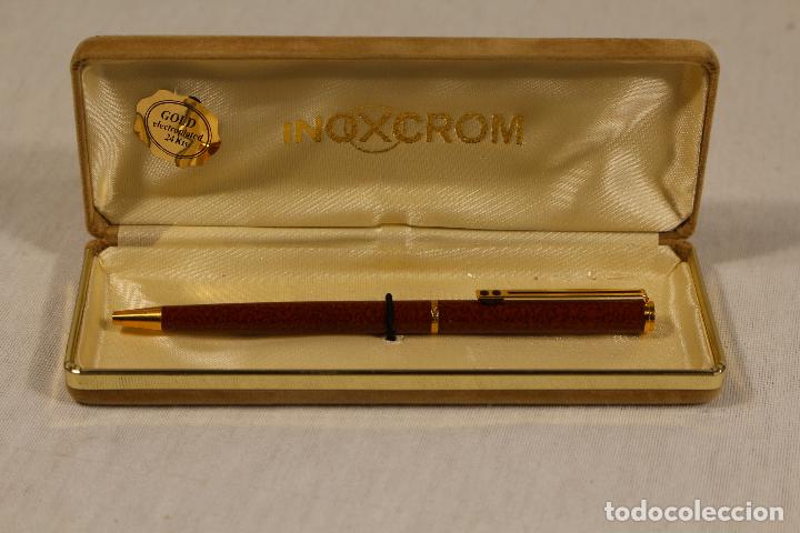 Bol&iacute;grafos antiguos: boligrafo inoxcrom - Foto 1
