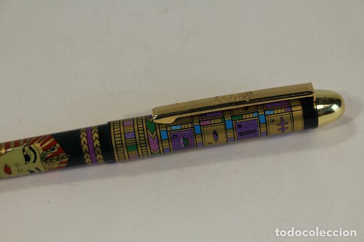 Bol&iacute;grafos antiguos: boligrafo daddy con dibujos ejipcios - Foto 2