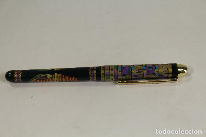 Bol&iacute;grafos antiguos: boligrafo daddy con dibujos ejipcios - Foto 4