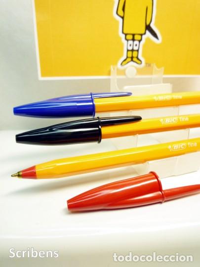 Bol&iacute;grafos antiguos: BIC, 3 ANTIGUOS BOLIGRAFOS ORANGE FINE