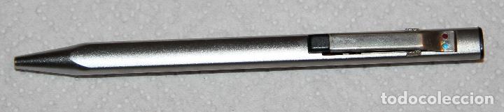 Bol&iacute;grafos antiguos: BOLIGRAFO TRIANGULAR DE 2 COLORES - Foto 4