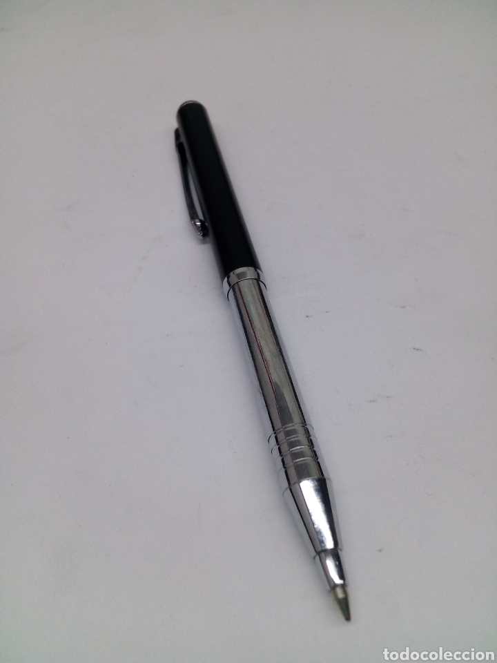 Bol&iacute;grafos antiguos: Boligrafo acero - Foto 3