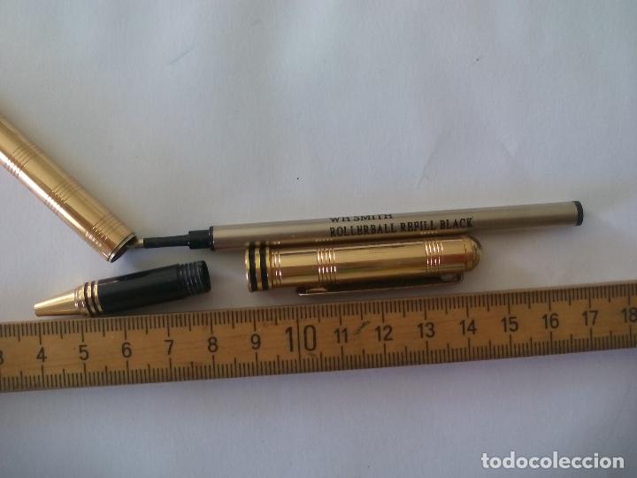 Bol&iacute;grafos antiguos: ROLLERBALL MARCA COLIBR&Iacute;. DORADO. - Foto 7