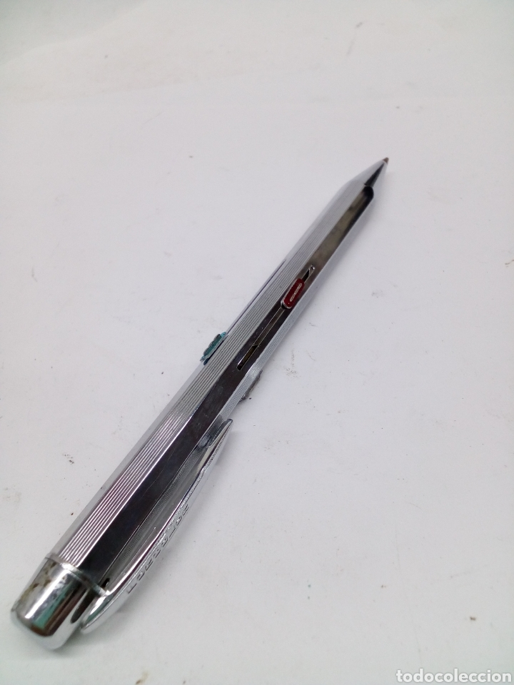 Bol&iacute;grafos antiguos: Boligrafo multicolor acero - Foto 1