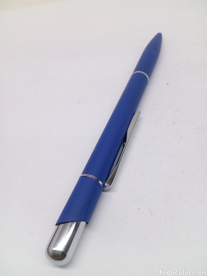 Alte Kugelschreiber: Bol&iacute;grafo lacado azul nuevo
