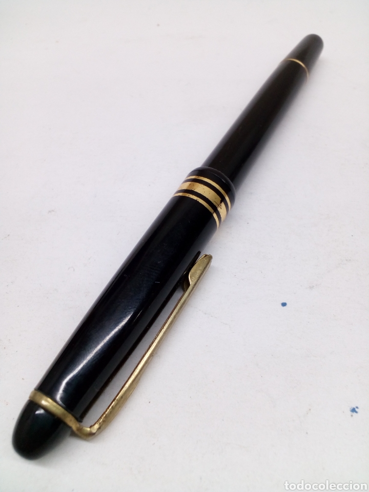 Bol&iacute;grafos antiguos: Pluma lacado negro - Foto 2