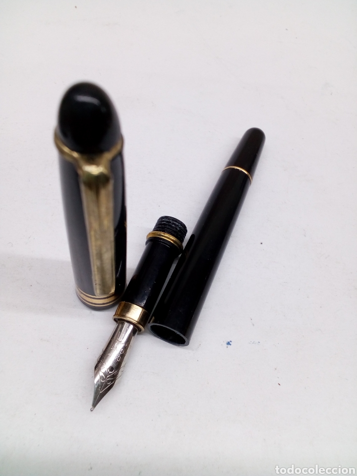 Bol&iacute;grafos antiguos: Pluma lacado negro - Foto 4