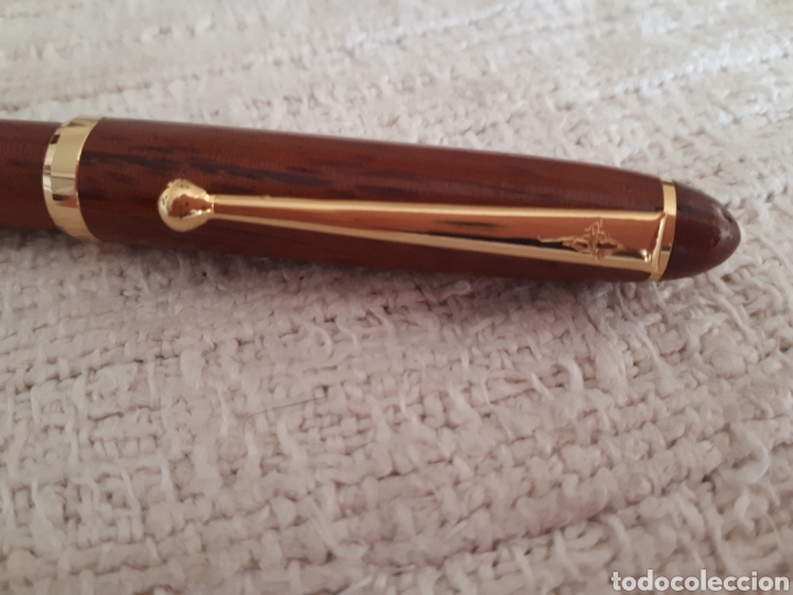 Bol&iacute;grafos antiguos: Bol&iacute;grafo Marksman? madera - Foto 3