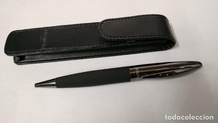 Bol&iacute;grafos antiguos: Bol&iacute;grafo Balmain con funda - NUEVO - Foto 1