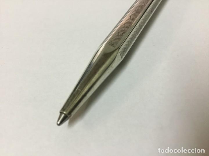 Bol&iacute;grafos antiguos: Bol&iacute;grafo Crandache de Plata - Foto 4
