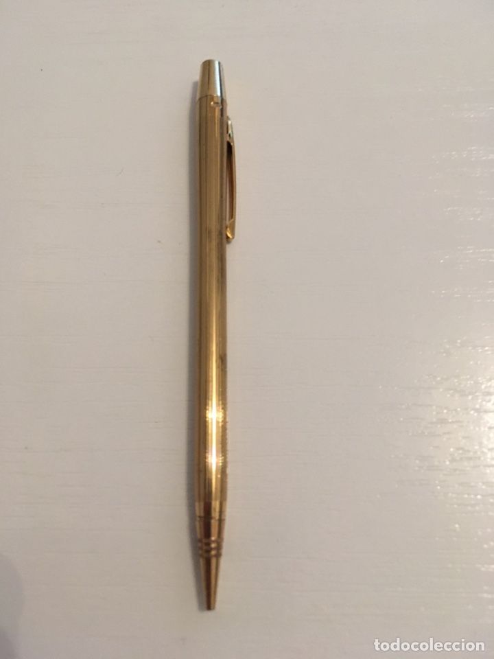 Bol&iacute;grafos antiguos: L&Aacute;PIZ CHAPADO ORO USA - Foto 1
