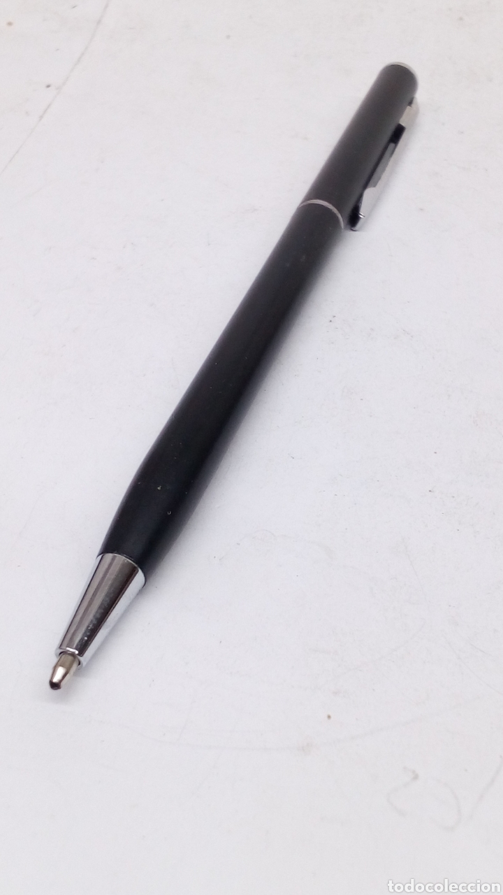 Bol&iacute;grafos antiguos: boligrafo negro - Foto 2