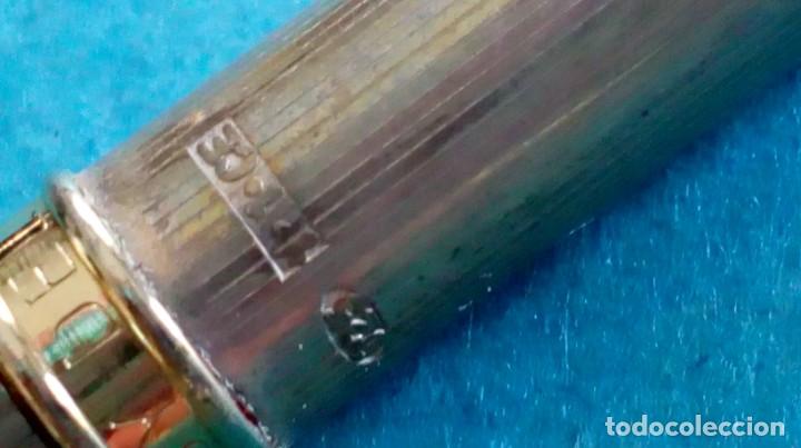 Bol&iacute;grafos antiguos: BOL&Iacute;GRAFO DE PLATA EN ESTUCHE - Foto 3