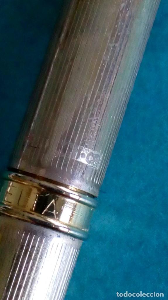 Bol&iacute;grafos antiguos: BOL&Iacute;GRAFO DE PLATA EN ESTUCHE - Foto 8