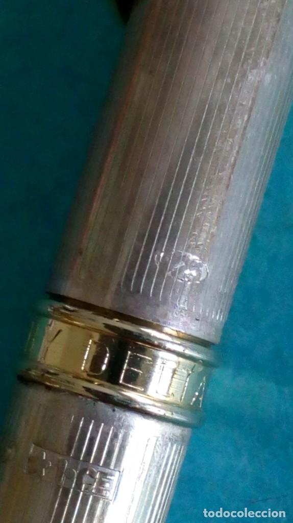 Bol&iacute;grafos antiguos: BOL&Iacute;GRAFO DE PLATA EN ESTUCHE - Foto 9