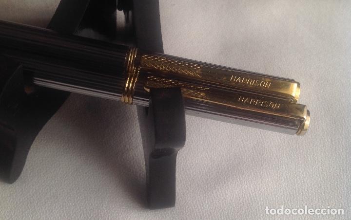 Bol&iacute;grafos antiguos: JUEGO DOS BOLIGRAFOS HARRISON - Foto 14