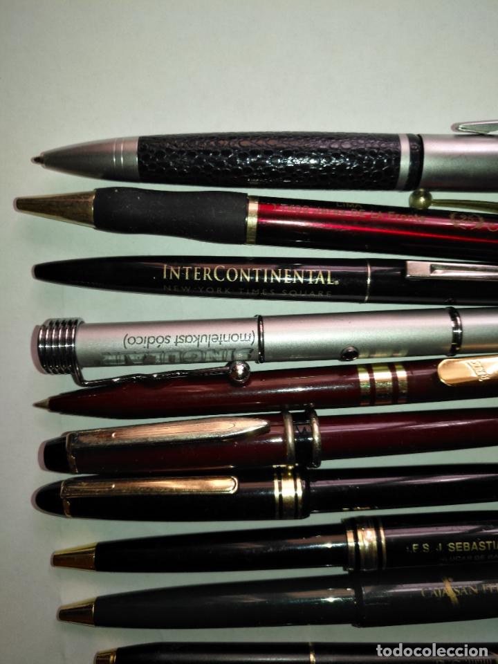 Bolígrafos antiguos: 16 bolígrafos de colección modelo clásico - Foto 3 - 218676348