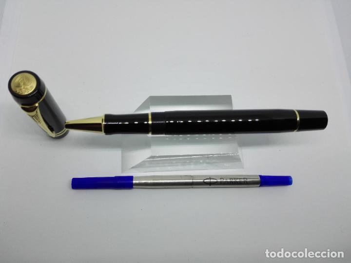 Bol&iacute;grafos antiguos: Parker Duofold Black GT - Foto 2