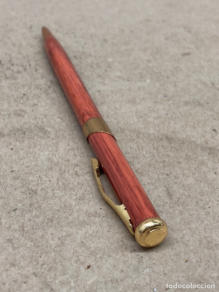 Bol&iacute;grafos antiguos: Bol&iacute;grafo lacado madera - Foto 4