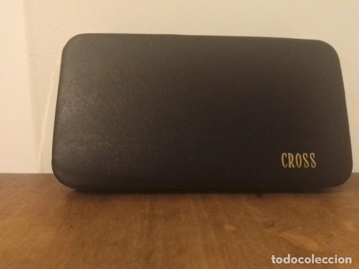Alte Kugelschreiber: Estuche Marca Cross. Con capacidad para dos piezas.