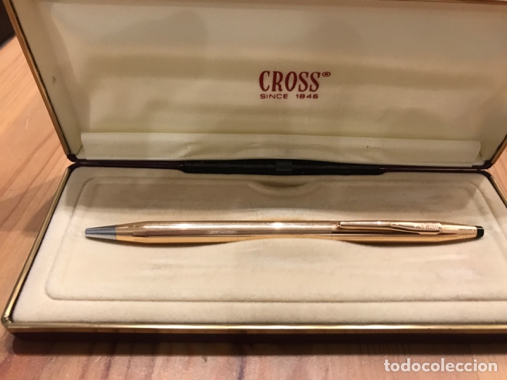 Bol&iacute;grafos antiguos: Bol&iacute;grafo Cross Oro - Foto 1