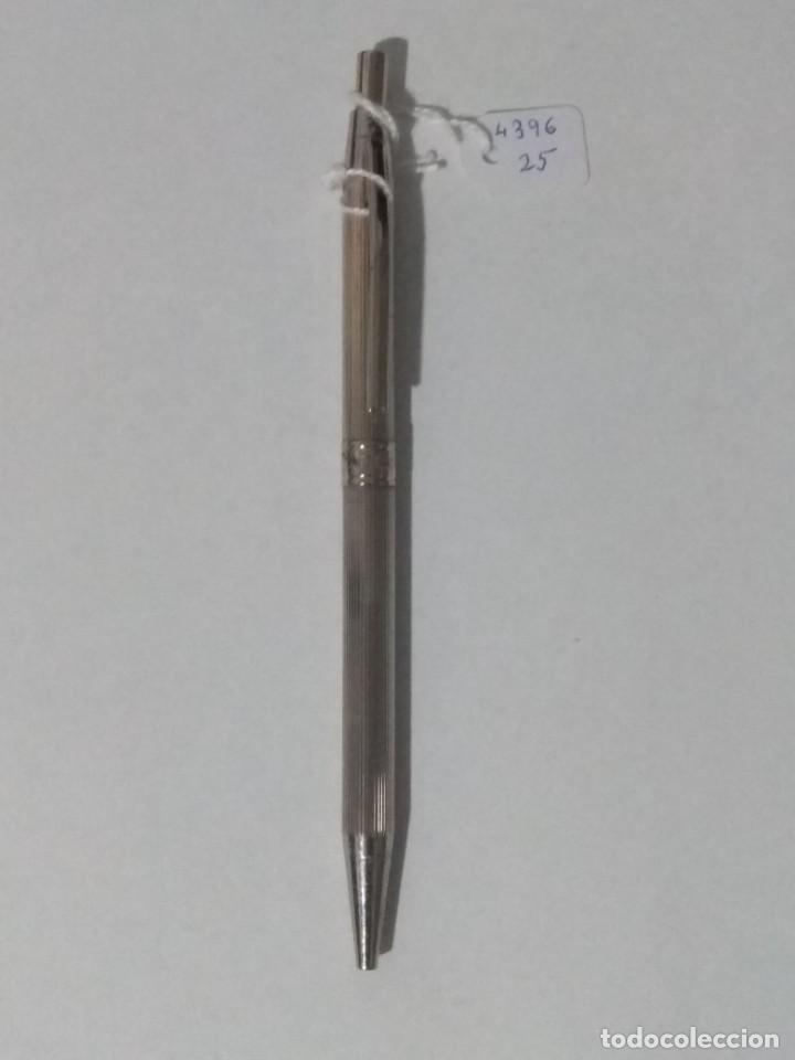 Bol&iacute;grafos antiguos: BOLIGRAFO DELTA EN PLATA . - Foto 1