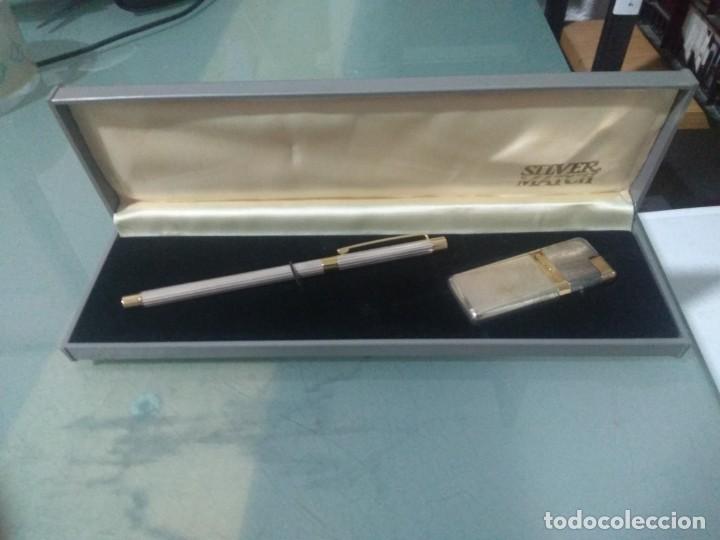 Bol&iacute;grafos antiguos: BOLIGRAFO SILVER MATCH - Foto 1