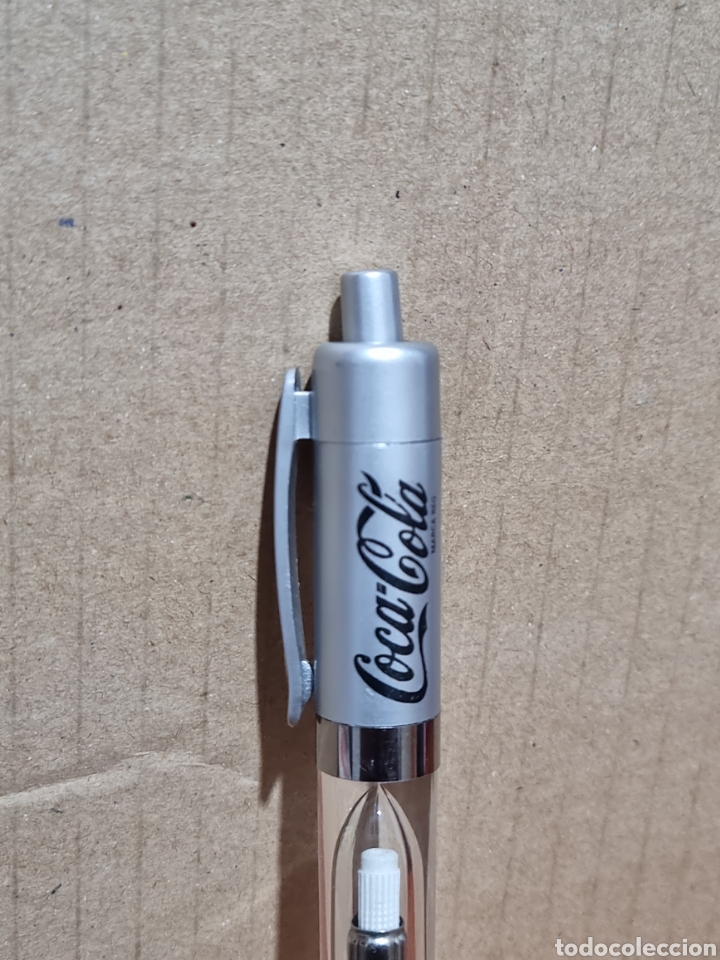 Bol&iacute;grafos antiguos: BOLIGRAFO COCA-COLA CON LUZ - Foto 3