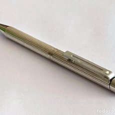 Bolígrafos antiguos: SHEAFFER TARGA SLIM SILVER PLATED CASING, BOLIGRAFO MADE IN USA. Lote 294931023
