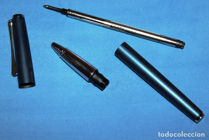 Bol&iacute;grafos antiguos: ROLLERBALL LAMY STUDIO - AZUL - Foto 4