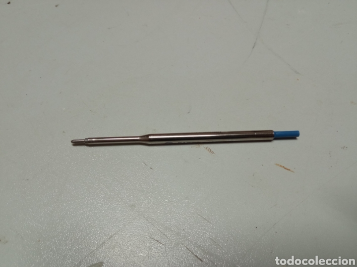 Bol&iacute;grafos antiguos: Recambio azul papermate funciona - Foto 1