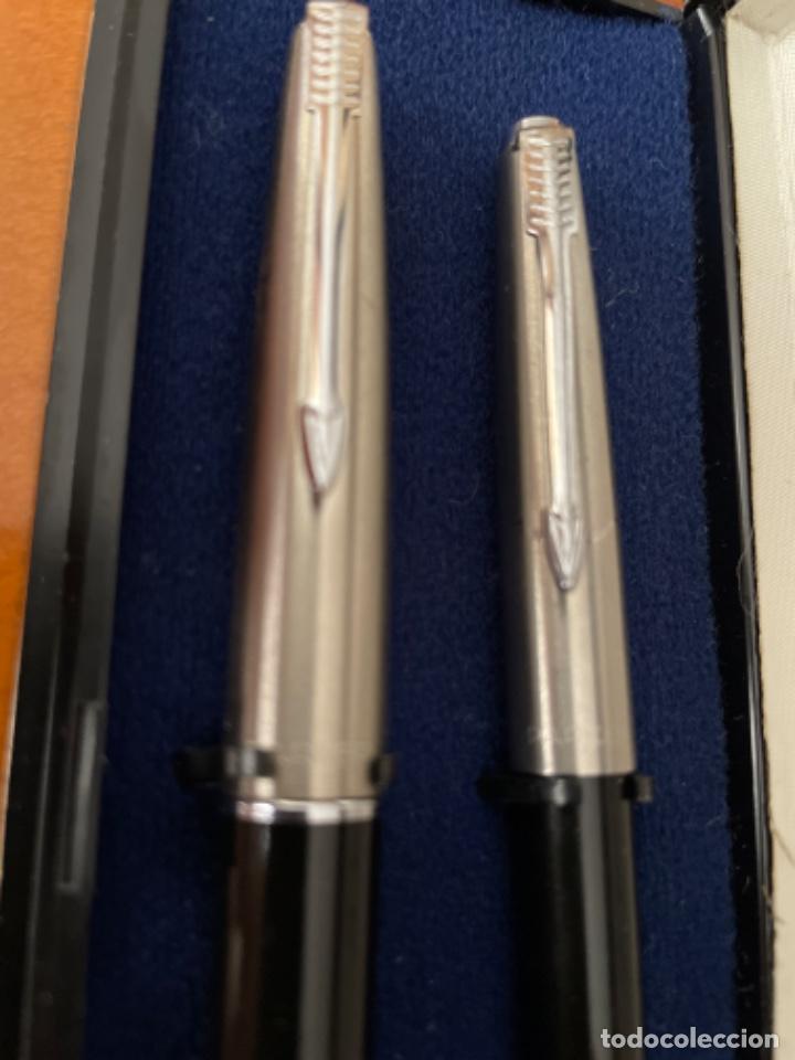 Bol&iacute;grafos antiguos: Conjunto de pluma y boli Parker - Foto 3