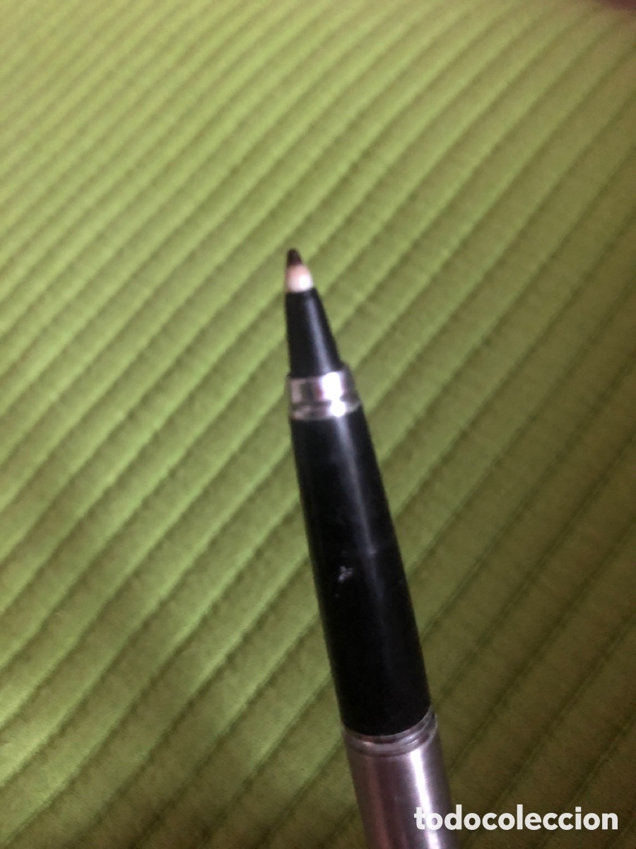 Bol&iacute;grafos antiguos: Roller plateado PARKER - Foto 2