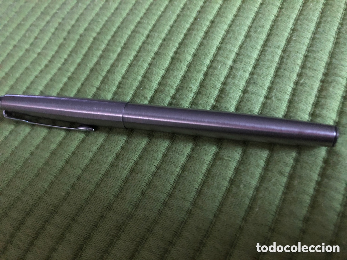 Bol&iacute;grafos antiguos: Roller plateado PARKER - Foto 3