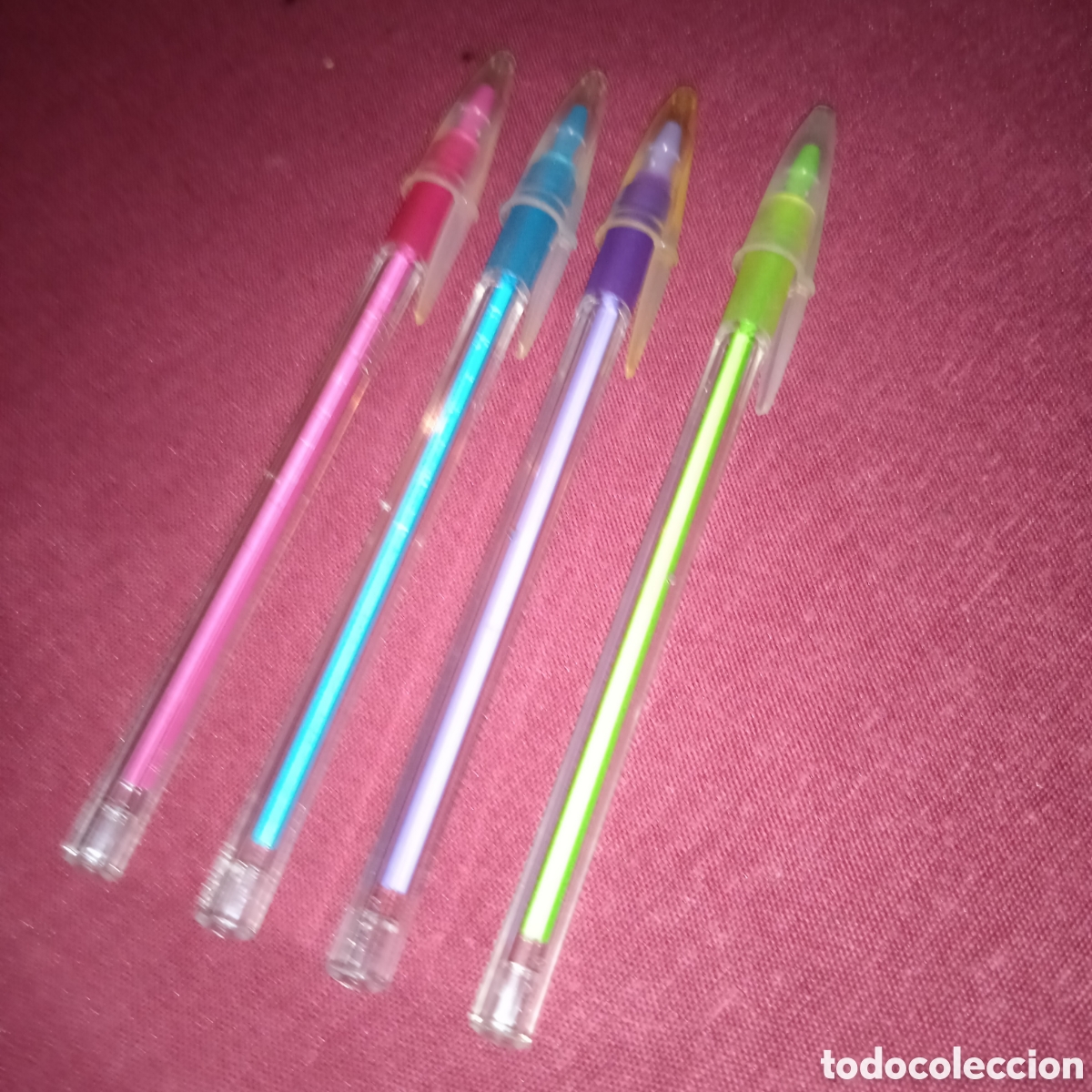 lote de 4 bolis bic mexico - Buy Antique ballpoint pens on todocoleccion