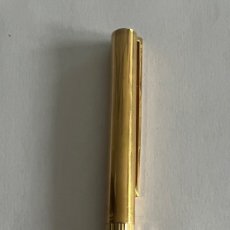 Bolígrafos antiguos: BOLÍGRAFO S.T DUPONT PLATA 925 CHAPADO ORO