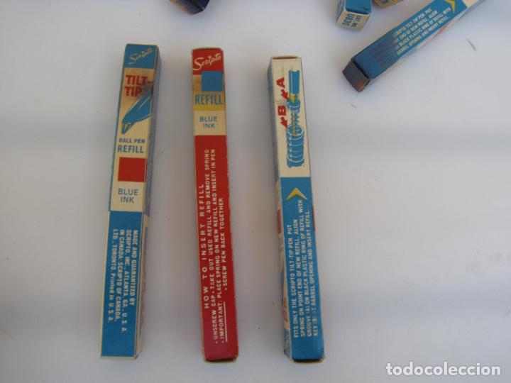 Bol&iacute;grafos antiguos: 45.- Caja de minas Refill for Scripto ball pens - Foto 6