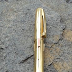 Bolígrafos antiguos: BOLIGRAFO WATERMAN TRES COLORES CHAPADO EN ORO. Lote 376003239