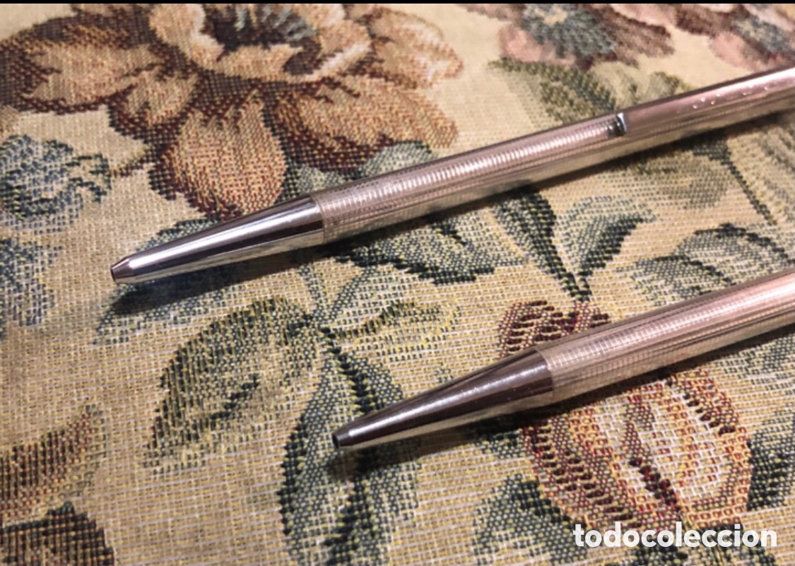 Bol&iacute;grafos antiguos: Bol&iacute;grafos Romson de Plata - Foto 4